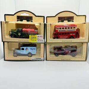 Days Gone Vintage Model by Lledo‎ Made in England Lot of Four Vehicles Vintage